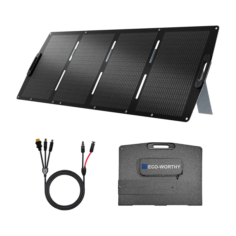 ECO-WORTHY 200W 12V panel solar plegable con XT60
