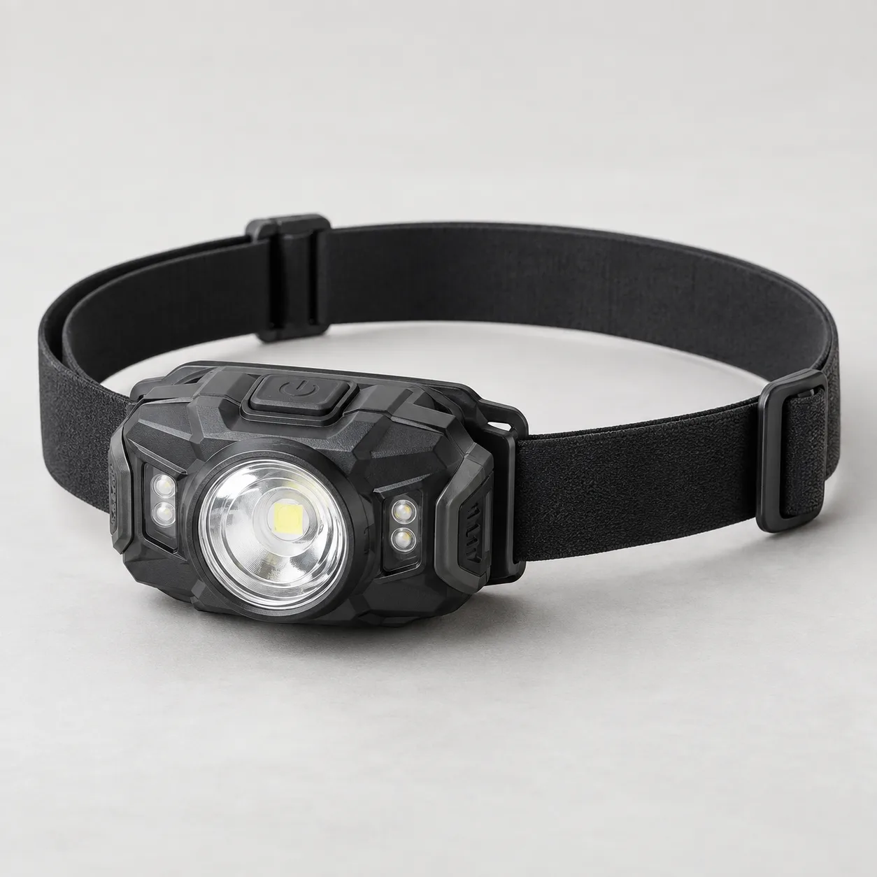 Imagen ilustrativa de Linterna frontal LED recargable — varios modos de luz