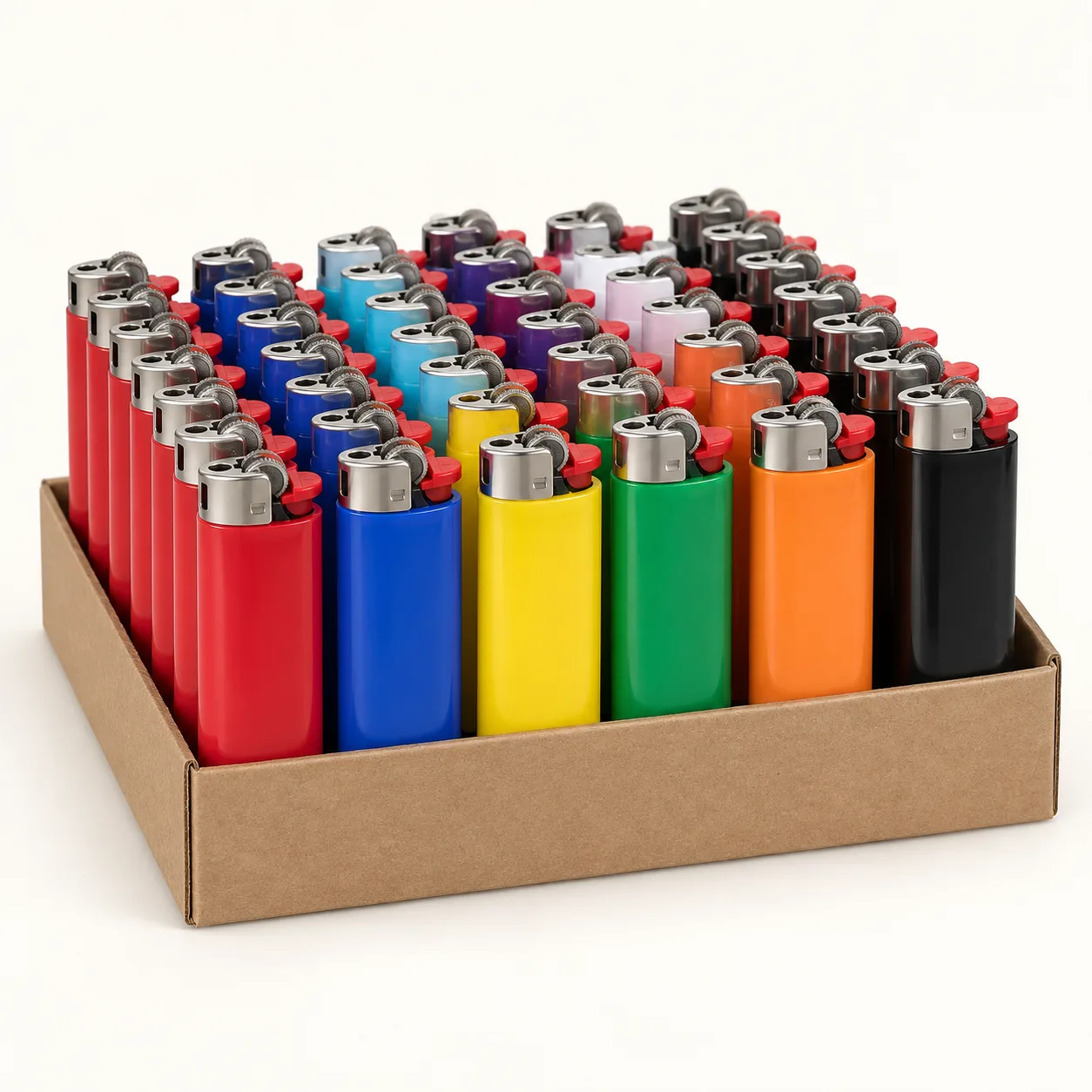 Imagen ilustrativa de Pack de 42 mecheros de gas de plástico
