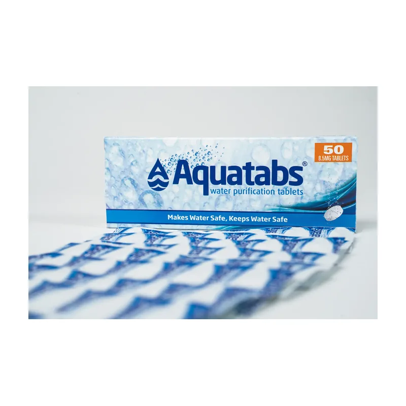 Pastillas potabilizadoras de agua