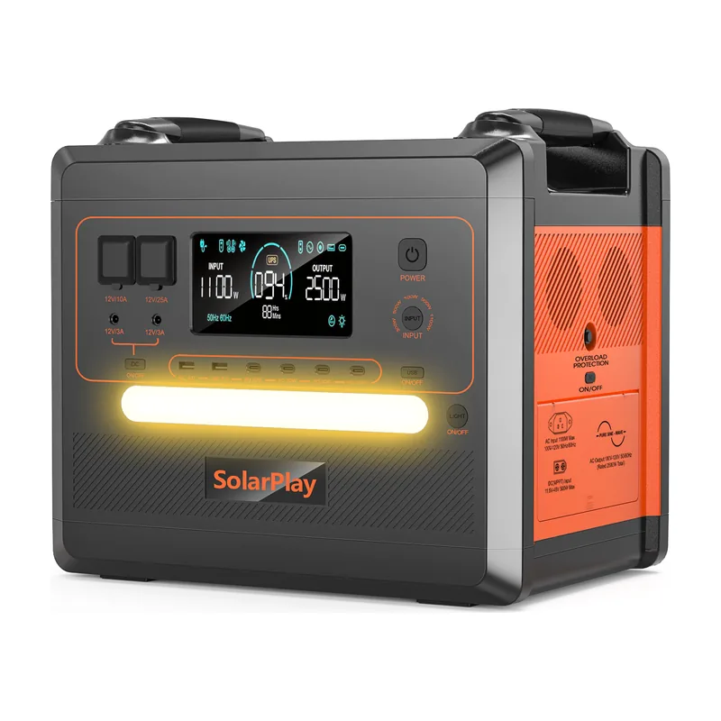 SolarPlay Q2402M: estación de energía portátil 2500 W / 2300 Wh