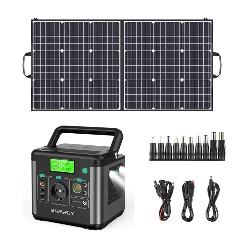 SWAREY S160: estación de energía portátil 222 Wh con panel 100 W