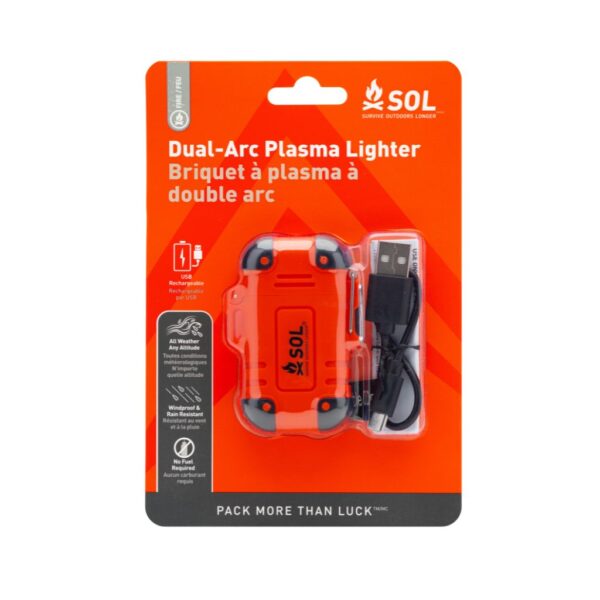 ZGG-F01-g03 Mechero plasma USB-C recargable doble arco — sin gas
