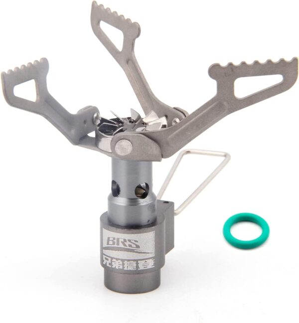 ZGG-F04-g02 Hornillo gas titanio ultraligero 26g — tipo BRS-3000T 2700W