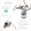 ZGG-F04-g03 Hornillo gas titanio ultraligero 26g — tipo BRS-3000T 2700W