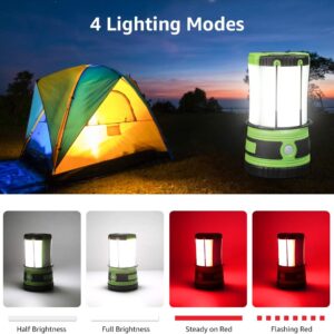 Farol LED camping recargable 1000lm — convertible powerbank 4400mAh