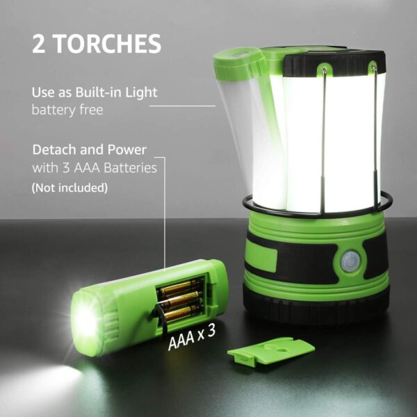ZGG-I05-g04 Farol LED camping recargable 1000lm — convertible powerbank 4400mAh