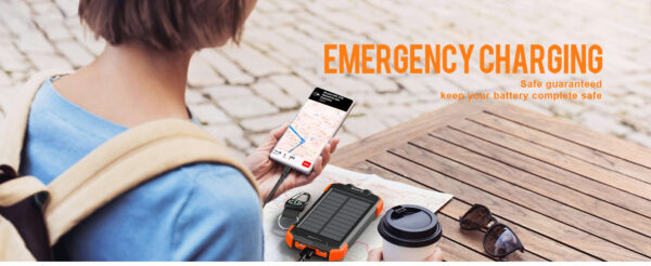 ZGG-I07-g01 Cargador solar powerbank 10000mAh 10W — linterna integrada IPX5