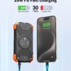 ZGG-I07-g04 Cargador solar powerbank 10000mAh 10W — linterna integrada IPX5