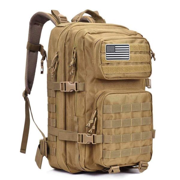 ZGG-K02-g01 Bug Out Bag 45L MOLLE pre-equipada — kit de evacuación táctica