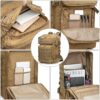 ZGG-K02-g05 Bug Out Bag 45L MOLLE pre-equipada — kit de evacuación táctica