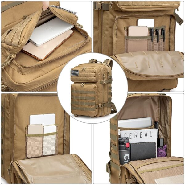 ZGG-K02-g05 Bug Out Bag 45L MOLLE pre-equipada — kit de evacuación táctica