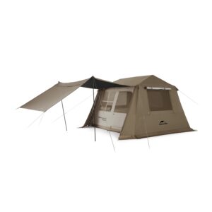 ZGG-R02-g01 Tienda de campaña familiar 4 plazas con avance — 3000mm columna agua