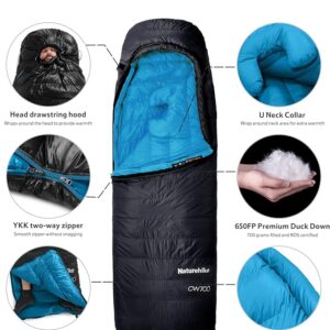 Saco de dormir invierno -10°C pluma de pato 90/10 — 1.7kg