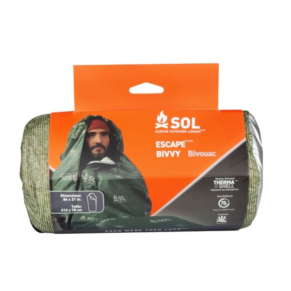 ZGG-R07-g01 Saco vivac de emergencia bothy bag 2 personas — naranja alta visibilidad