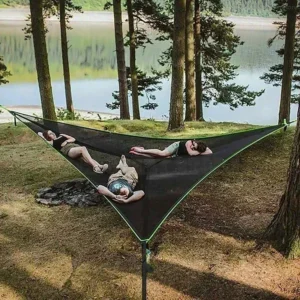 Hamaca triangular de nylon para varias personas